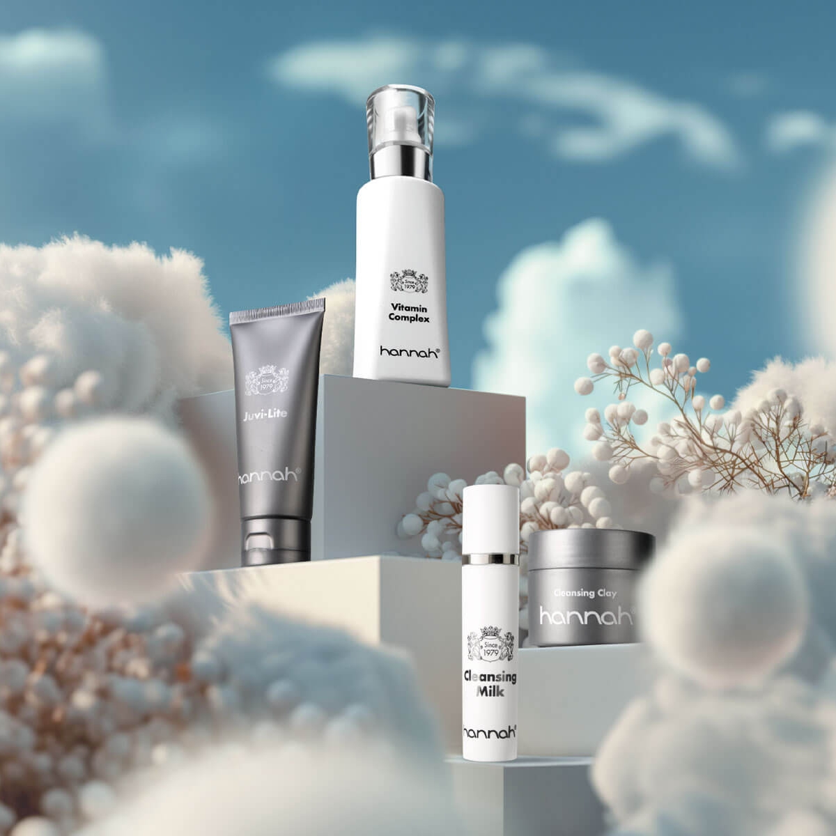 Hannah cosmetica merk met luxe huidverzorgingsproducten.